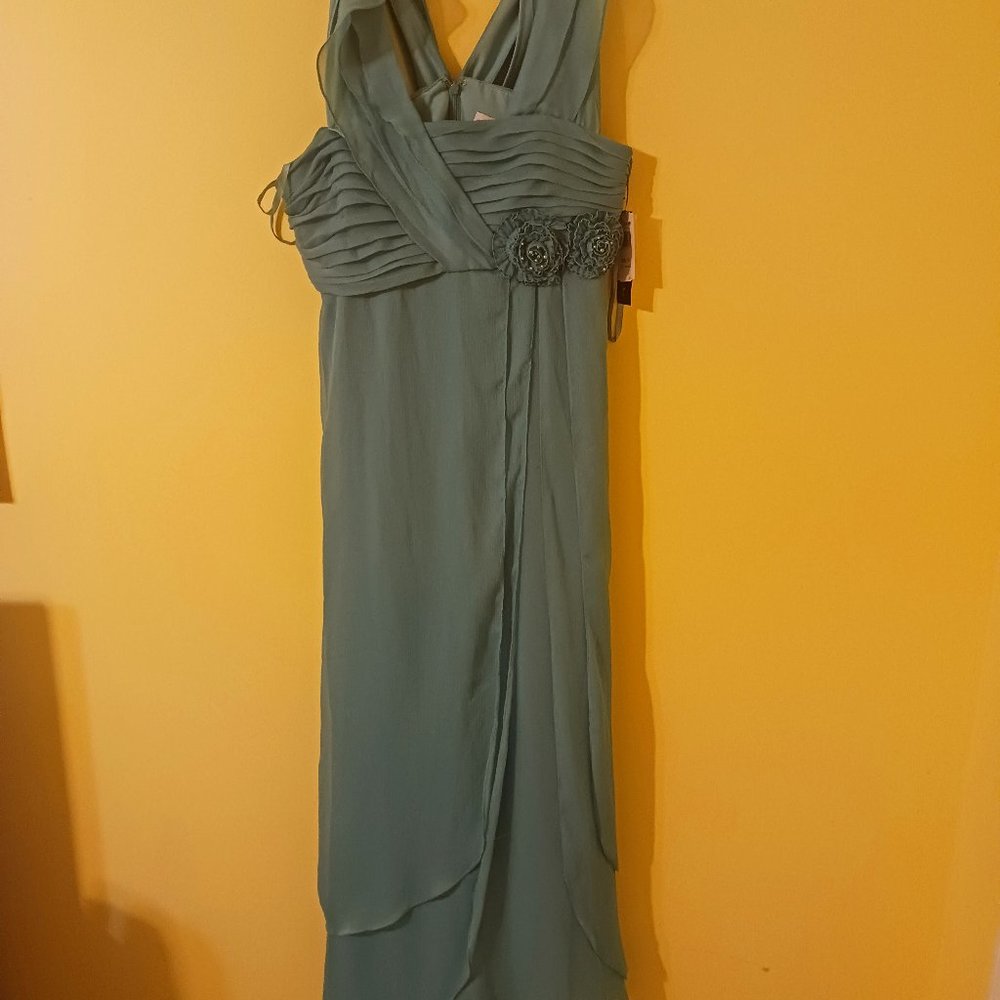 KM Collections by Milla Bell Aqua Mist Prom, Evening Dress